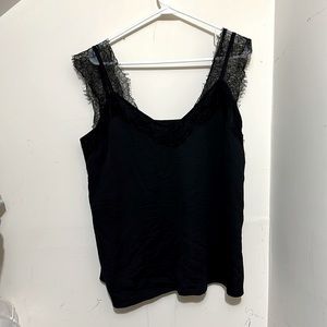 Lace on top size large silk